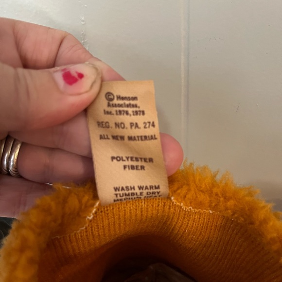 Vintage 1978 Fozzie Bear Muppet Fisher Price 861 Hand Puppet - Picture 5 of 6